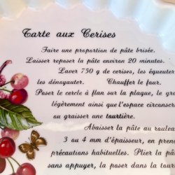 Trtefad - fransk m/kirsebr