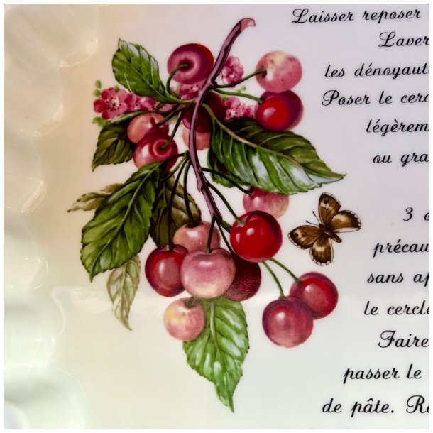 Trtefad - fransk m/kirsebr