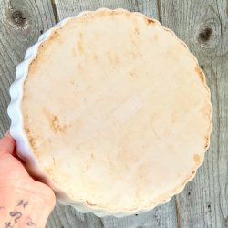 Trtefad - fransk m/bl kant