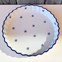 Trtefad - fransk m/bl kant