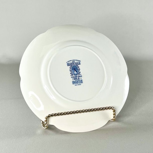 Tallerken  - engelsk porcel�n, Haddon Hall 