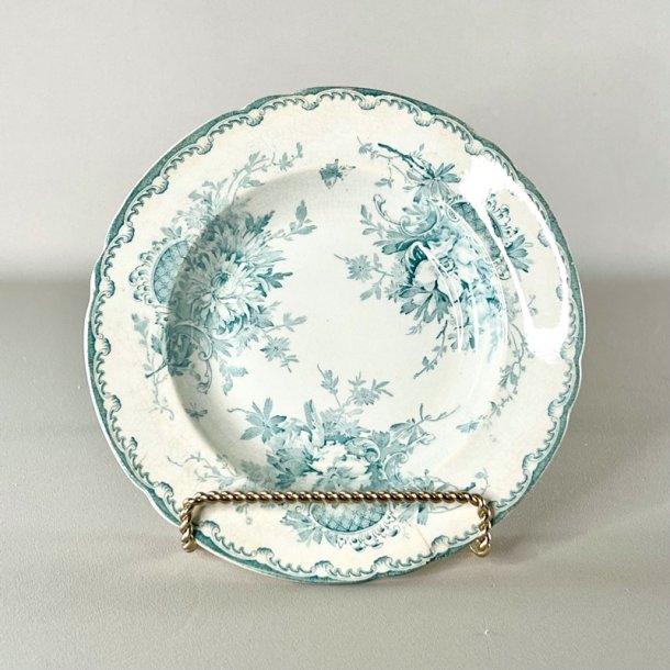 Dyb tallerken - vintage Anna R�rstrand gr�n