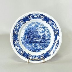 Tallerken - engelsk porceln, Grindley, bl 