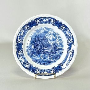 Tallerken - engelsk porceln, Grindley, bl 