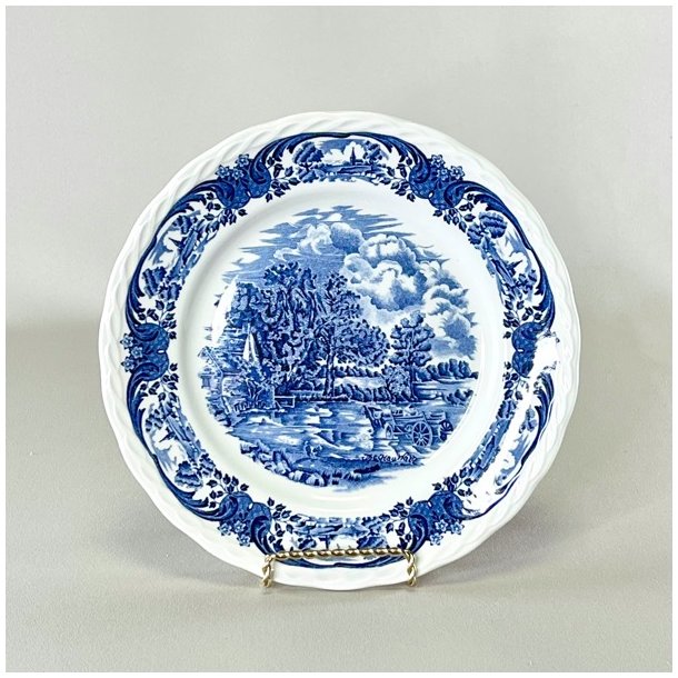 Tallerken - engelsk porceln, Grindley, bl 
