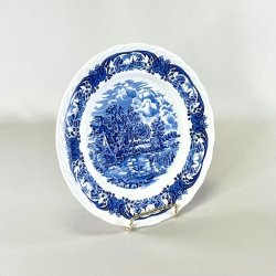 Tallerken - engelsk porceln, Grindley, bl 