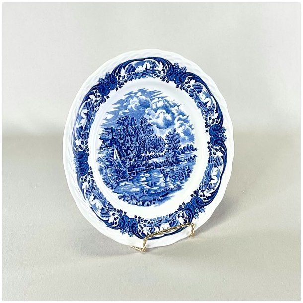 Tallerken - engelsk porceln, Grindley, bl 