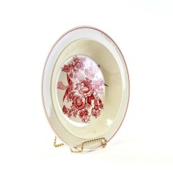 Tallerken dessert �21,5 - Gustavsberg Asiatic r�d