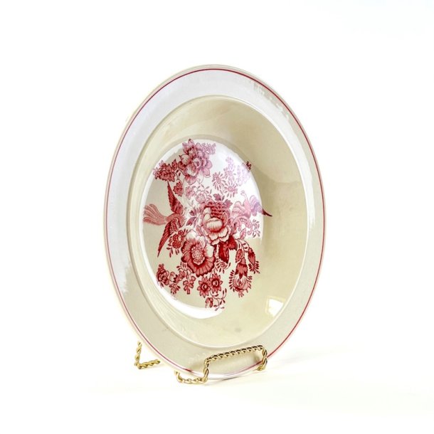 Tallerken dessert �21,5 - Gustavsberg Asiatic r�d