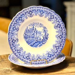 Tallerkener (5 stk) italiensk fajance 