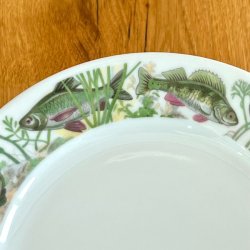 Fisketallerken med kant af fisk - Colditz