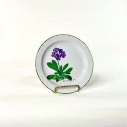 Kagetallerken (6 stk samlet) - h�ndmalet blomstermotiv