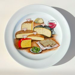 Ostetallerken (st a' 3 stk) - fransk m/forskellige oste 