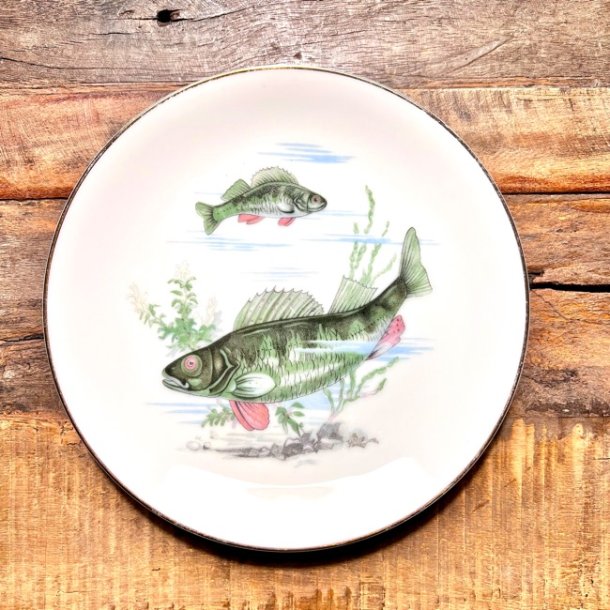 Fisketallerken - retro 