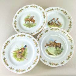 Woodland Manor - middagstallerkener (4 stk samlet) 