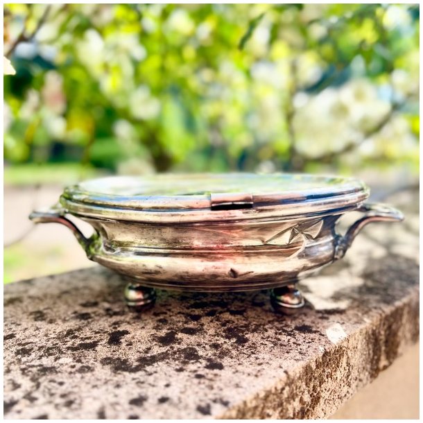 Fransk vintage tallerkenvarmer 