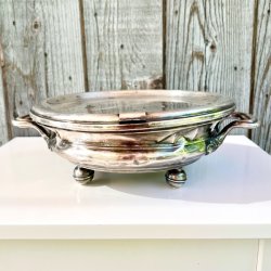 Fransk vintage tallerkenvarmer 