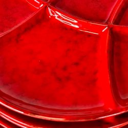 Fonduetallerken - rd 