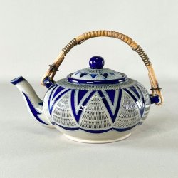 Tekande - hndlavet, saltglaseret 