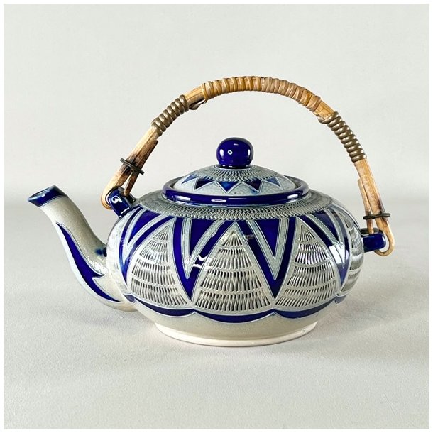 Tekande - hndlavet, saltglaseret 