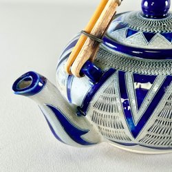 Tekande - hndlavet, saltglaseret 