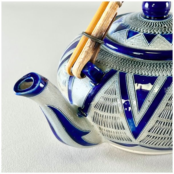 Tekande - hndlavet, saltglaseret 