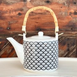 Tekande med bambushank og te-si