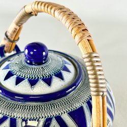 Tekande - hndlavet, saltglaseret 