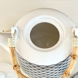 Tekande med bambushank og te-si