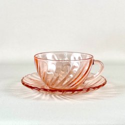 Tekop (5 st) - lyserd med swirl