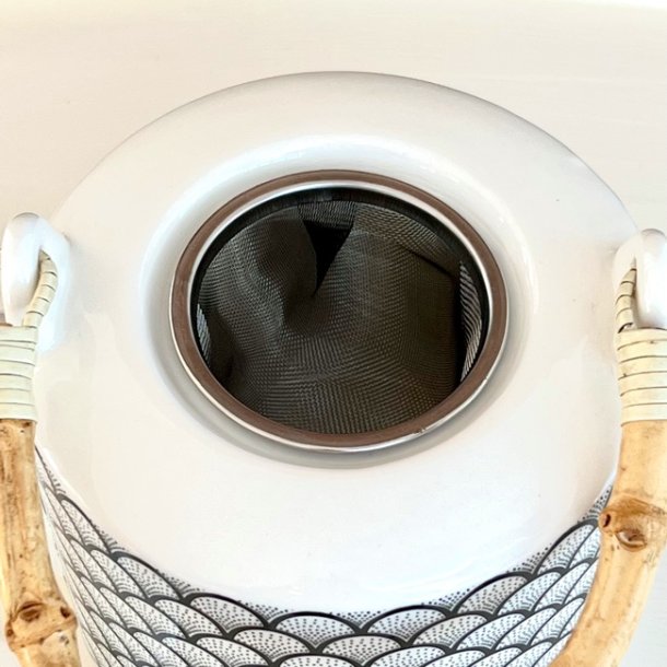 Tekande med bambushank og te-si