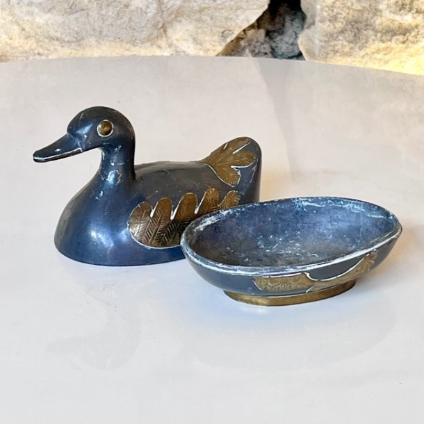 Dekorative nder i tin (st a' 3 stk) 