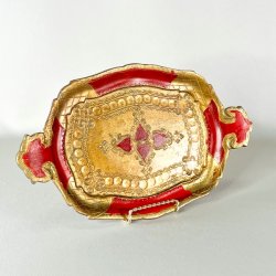 Lille bakke - italiensk, dekoreret tr 