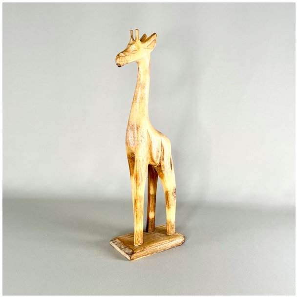 Giraf figur i tr - lys