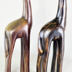 Giraf figur i tr - flere strrelser