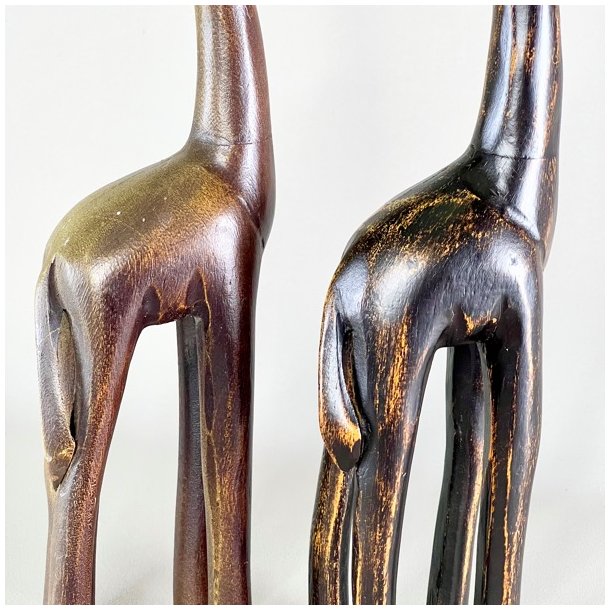 Giraf figur i tr - flere strrelser