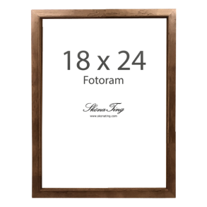 Ramme i valndsfarvet tr - 2 strrelser