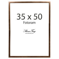 Ramme i valndsfarvet tr - 2 strrelser