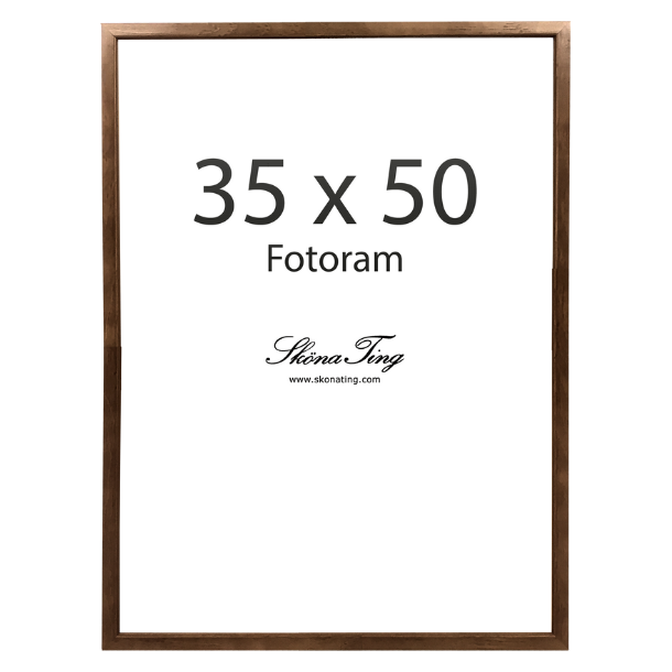 Ramme i valndsfarvet tr - 2 strrelser