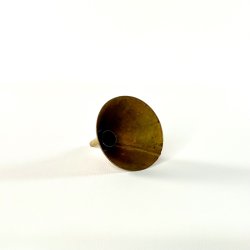 Lille tragt i messing 