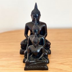 Buddhafigurer (st a' 3 stk) 