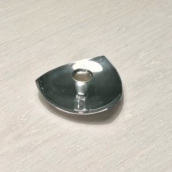 Lysestage af C.F. Christiansen i slv til kertelys