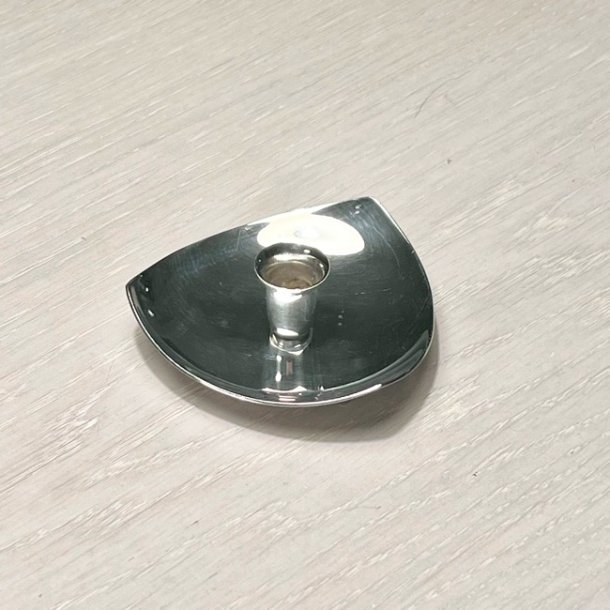 Lysestage af C.F. Christiansen i slv til kertelys