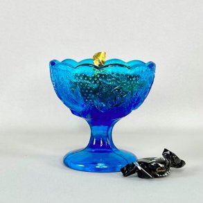 Glasskl p fod - turkis