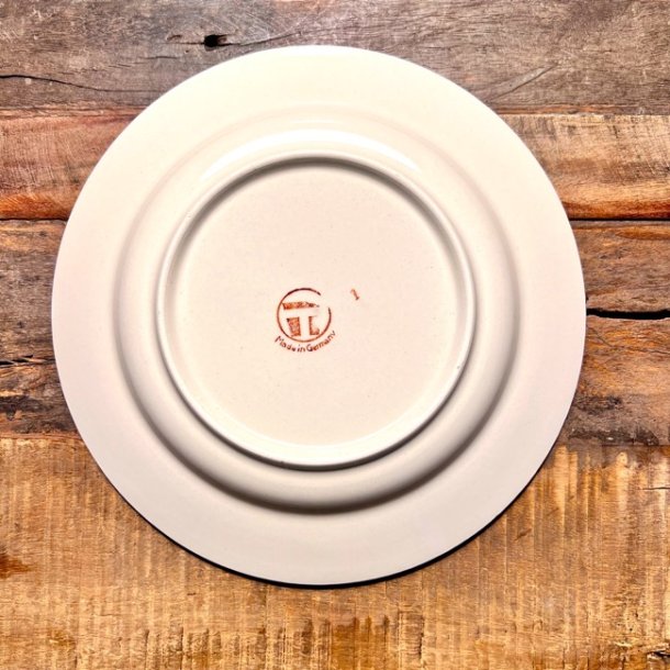 Tallerkener med blt motiv (6 stk)