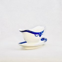 Sovseskl med bl dekoration