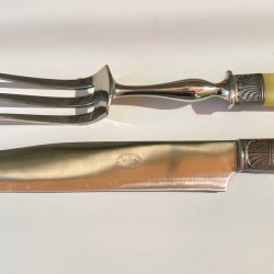 Forskrerst - vintage fransk, 2 dele 