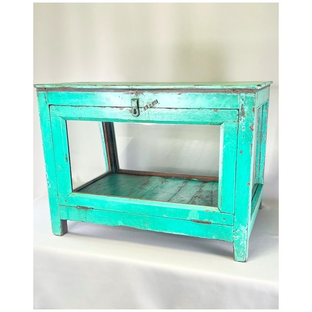 Udstillingsmontre - vintage, grn