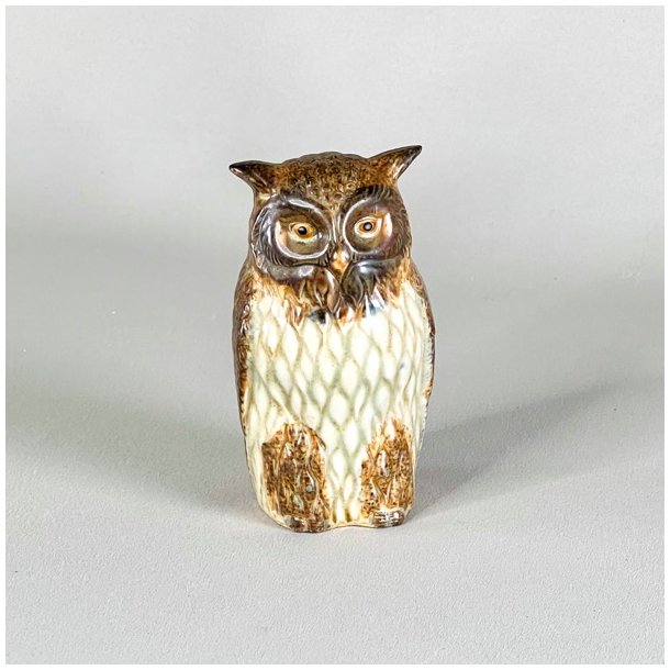 Ugle keramikfigur - slank 