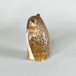 Ugle keramikfigur - slank 